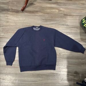 Polo by Ralph Lauren Men's Blue Crewneck Sweater